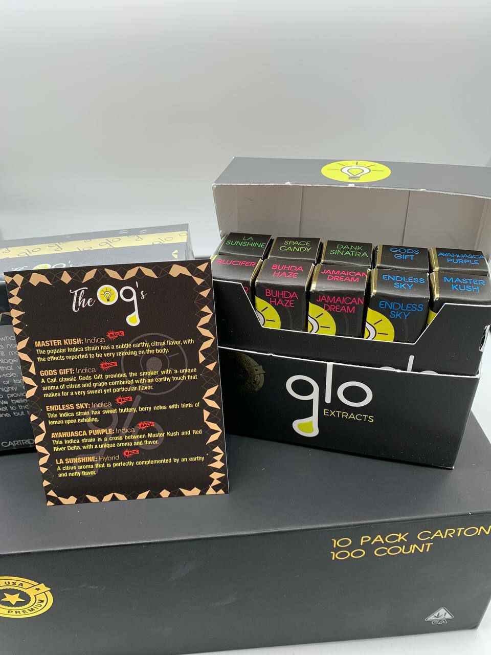 GLO EXTRACTS CARTS 1GRAM